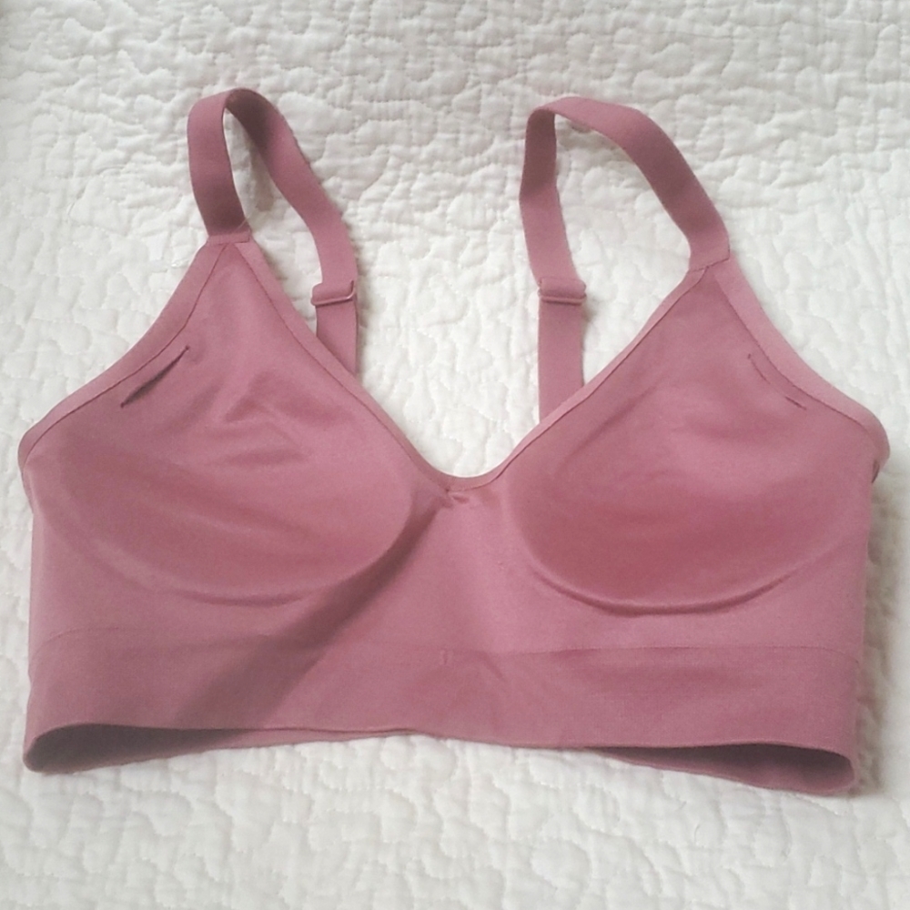 True &Co Soft Form V-Neck Bralette, New, No Tag - Picture 4 of 8